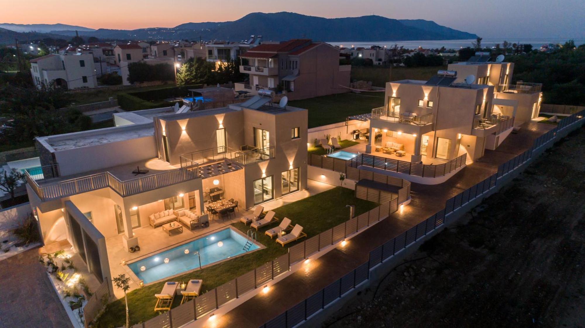 גאורגיופוליס Ks Luxury Villas Heated Pools מראה חיצוני תמונה