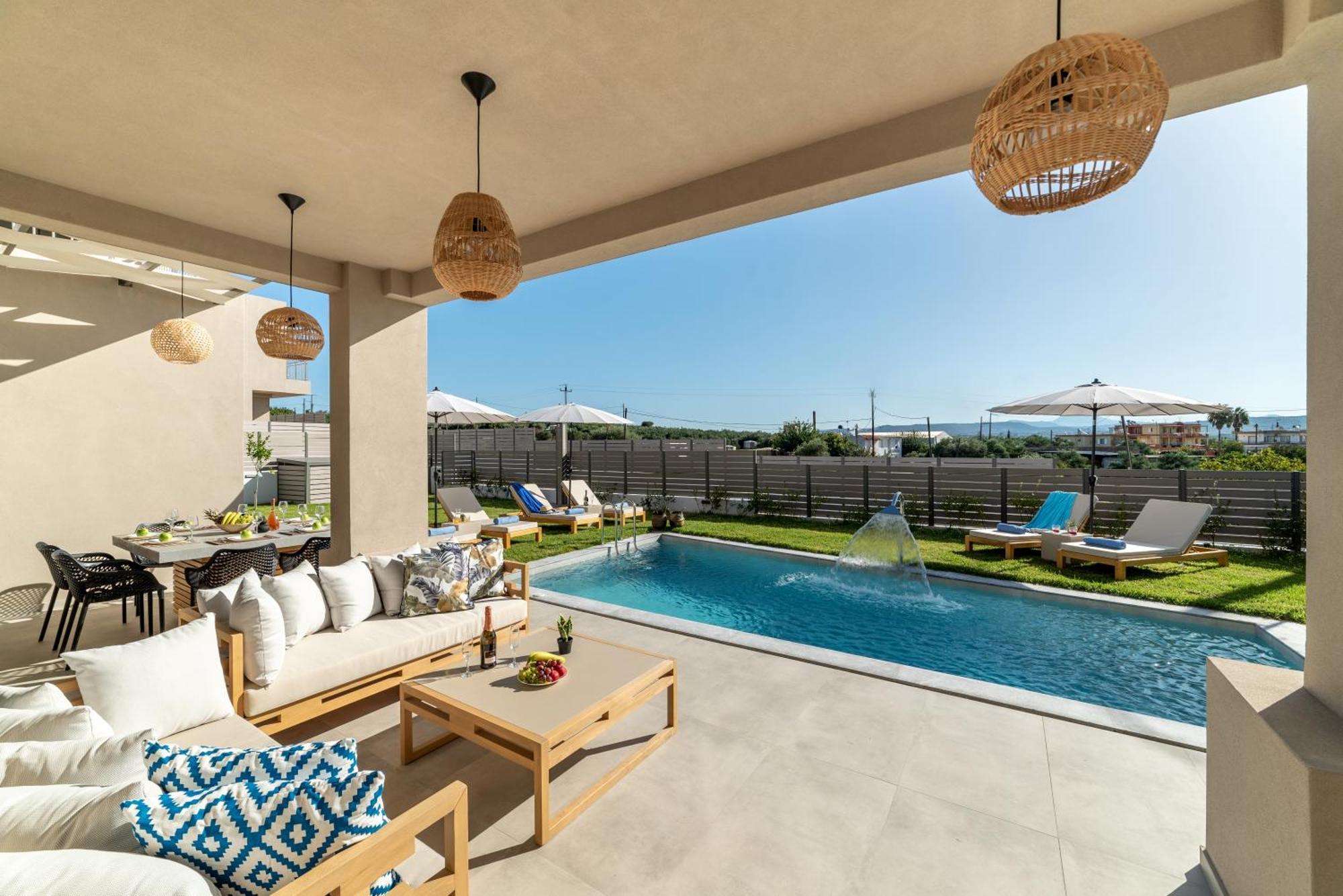 גאורגיופוליס Ks Luxury Villas Heated Pools מראה חיצוני תמונה