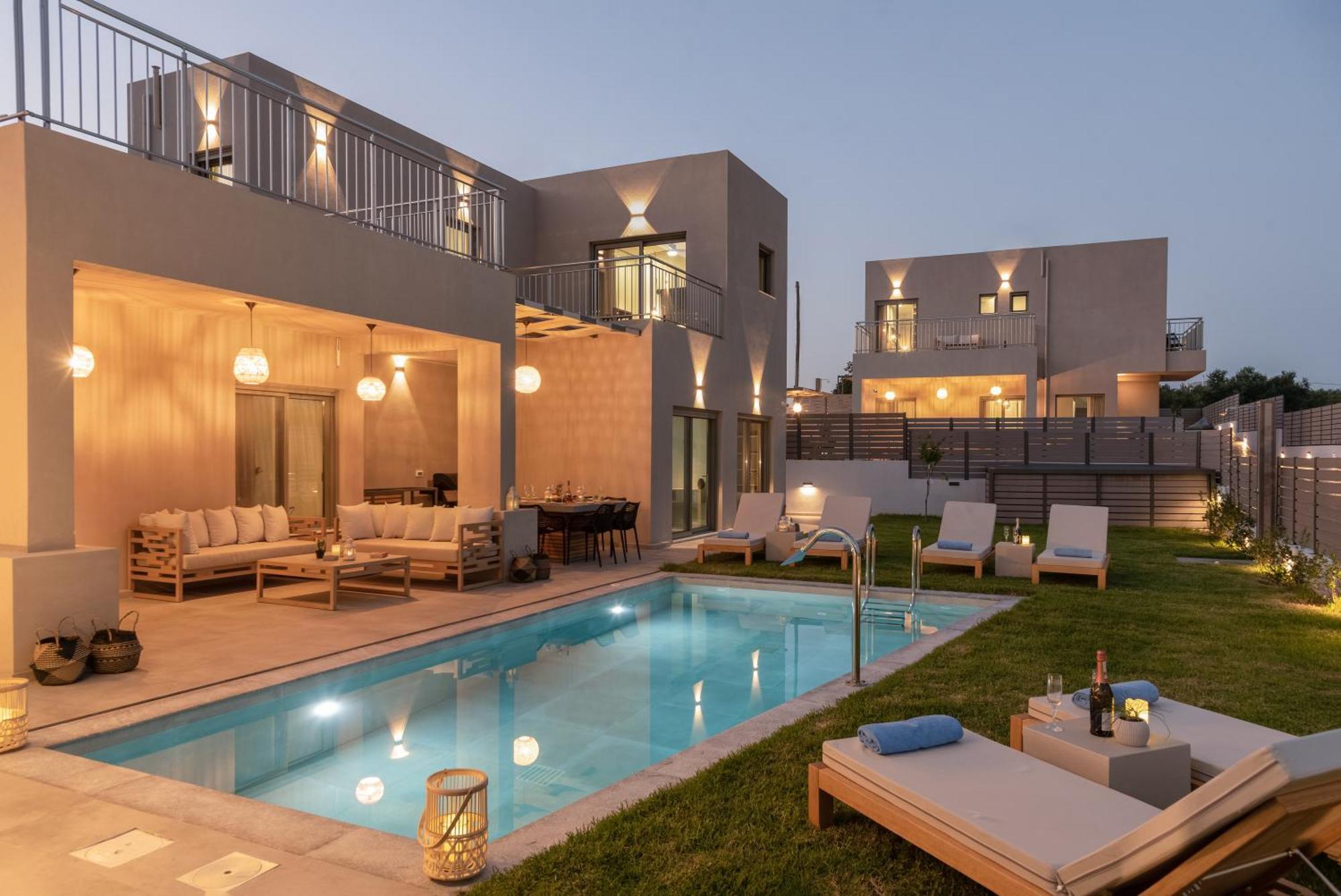 גאורגיופוליס Ks Luxury Villas Heated Pools מראה חיצוני תמונה